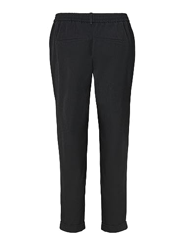 Vero Moda Vmmaya Mr Loose Solid Pant Noos Pantaloni, Donna, Grigio (Dark Grey Melange Dark Grey Melange), M / 34L - 7