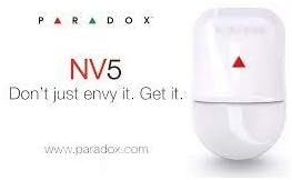 Depan view of the Paradox NV5 High-Performance Infrared Motion Detector.