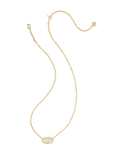 Image of Kendra Scott Elisa Pendant Necklace for Women, Fashion Jewelry, 14k Gold-Plated
