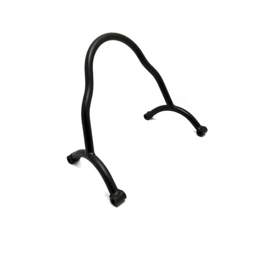 Coussin de dossier de siège arrière de moto en finition surpiquée noire