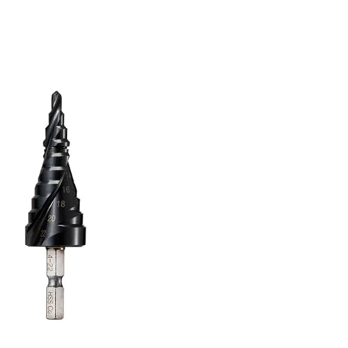 Foret étagé cobalt M35 à rainure en spirale assurant une évacuation rapide des copeaux