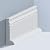SUCESWAY PVC Quarter Round Moulding, White PVC Baseboard Composite Trim for Interior & Exterior - 0.75" x 0.75" Quarter Round Trim Molding, Durable & Weather-Resistant