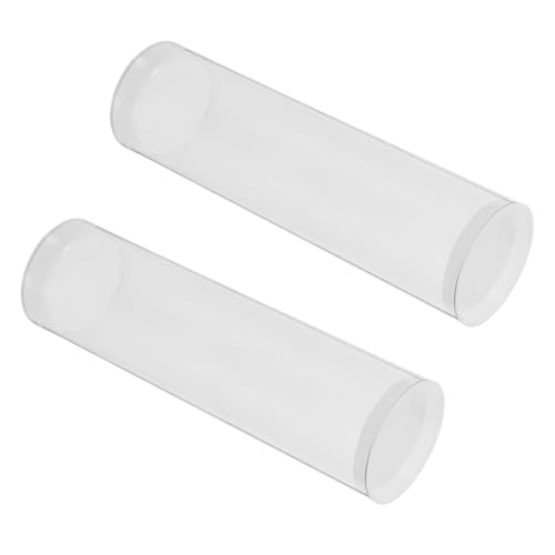 Tubo transparente para bádminton Healeved con tapa resistente a la humedad para 2 piezas