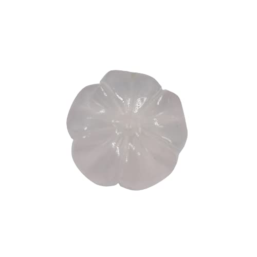 Quartz rose sculpté pierre naturelle pour pendentif artisanal et lithothérapie