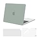 MOSISO Hülle Kompatibel mit MacBook Air 13 Zoll M4 M3 M2 2025 2024-2022 A3240 A3113 A2681,Hartschale Schutzhülle Case für MacBook Air 13,6 Zoll&Tastaturabdeckung&Bildschirmschutz,Antikes Grün