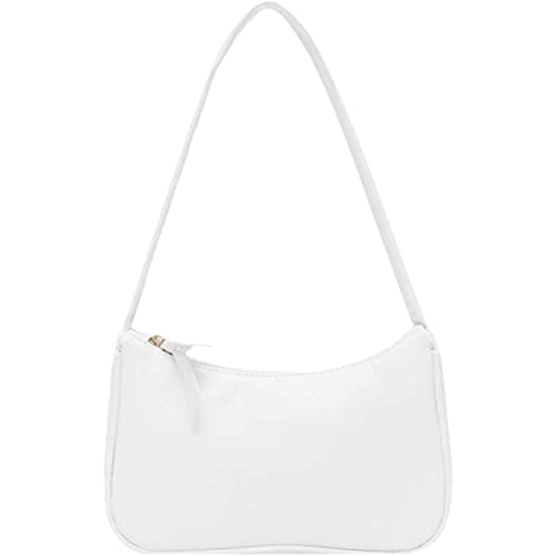 Women's Shoulder Bag, Retro PU Leather Shoulder Bag, Women's, Fashion Underarm, ' Armpit Handbags (White), ', Christmas Decor