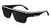 Calvin Klein Jeans Men's Sunglasses CKJ24603S - Black with Solid Grey Lens