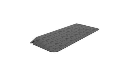 4 inch Rise Height Rubber Threshold Ramp,ramps for s for Home,Portable ramp,Handicap ramp,Threshold ramps for doorways for Scooters (Black 2)