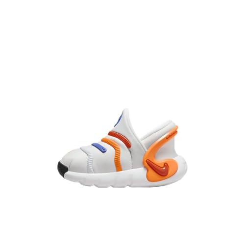 Nike Dynamo 2 EasyOn Baby/Toddler Shoes (FD0554-100, Summit White/Total Orange) Size 6