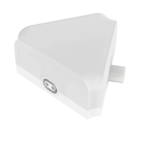 Conector LED Triangular, 1.5W, 200Lm, Accesorios Regleta de Techo, Colgante/Superficie, Interconectable, 70x70x40mm (Luz fría 5700K, Triangulo)