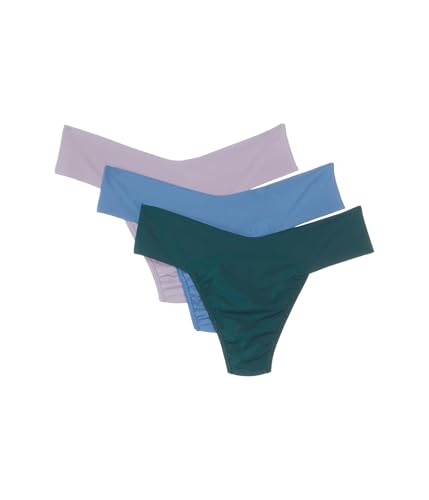 Image of hanky panky - BreatheSoft Natural Rise Thongs for Women | Comfortable Everyday Lingerie Panties | Sizes (XS-XL) | 3 pack