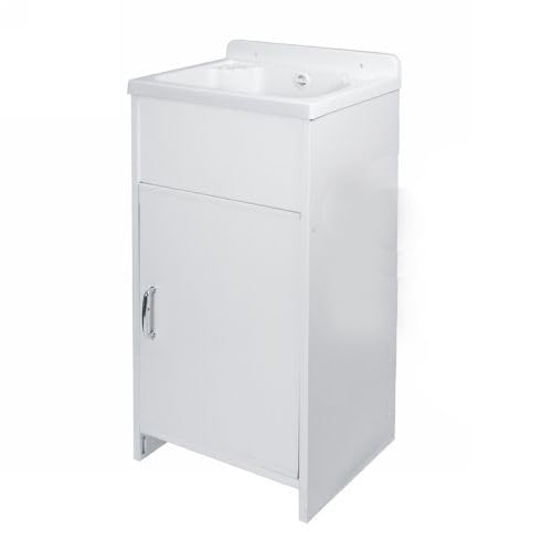 Kit de lavabo mini mueble de PVC y bañera de polipropileno (montar) L cm. 42 cm de profundidad x 35 EU