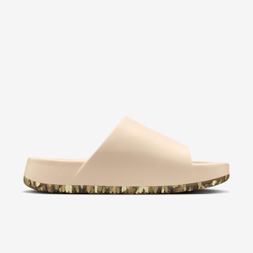 Nike Calm Men's Slides (FD4116-101, Sanddrift/Light Khaki/Fauna Brown/Sanddrift)4