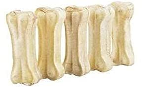 PET Gallary Rawhide Pressed Calcium Chew Bones for Puppies & Small Breed Dogs, 4 Inch Chicken, Milk Dog Chew (280 g, Pack of 5)