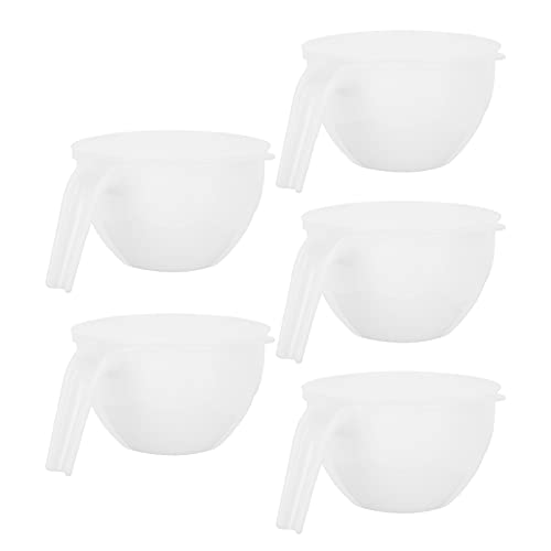 Yardwe 5 Conjuntos Tigela De Paleta De Decoração Tigelas De Mistura Com Tampas Tigela De Nidificação