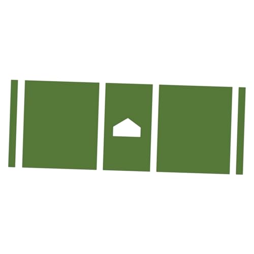 Yiju Baseball Hitting Mat Hitting Batting Practice Equipment Indoor Outdoor Correct Posture Sports Exercise Cushion for Teenagers, Green