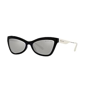 Michael Kors Silver Mirror Cat Eye Ladies Sunglasses MK2132U 33326G 55