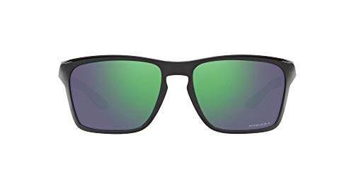 Oakley Mens OO9448 Sylas Rectangular Sunglasses, Black Ink/Prizm Jade, 60 mm