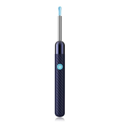 Ear Wax Removal - Earwax Remover Tool - Ear Canal Cleaner with 1080P Camera - FSA HSA Eligible - Ear Cleaning Kit - Ear Camera for iOS & Android (Midnight Blue)