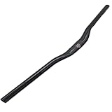 Carbon Lenker Rennrad MTB Lenker Fahrradlenker 31.8MM Fahrrad Lenker Mountainbike Rennrad Riser Lenker Fahrradlenkertasche Matt Gravel Bike Lenker,Flat,680mm/27inch