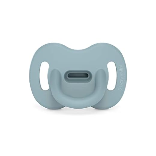 Suavinex, Ciuccio Tutto in Silicone, per Bambini 0/6 Mesi, Ciuccio con Tettarella Simmetrica Sx Pro, Super Morbido e Flessibile, Ideale per Dormire, Color Essence, Acqua