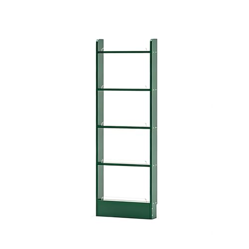 YOWLLXOF Estantería Libros Infantil,4-Shelf Estrecha estanteria detrás Puerta,Madera Estante de Almacenamiento Abierto,para Sala de Estar, Estudio, Dormitorio(59.6 * 4.7 * 20.2in)