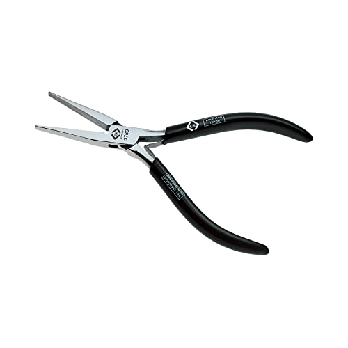 C.K T3789 Pince à becs plats mâchoires lisses 145 mm pour ajustement de précision - 2