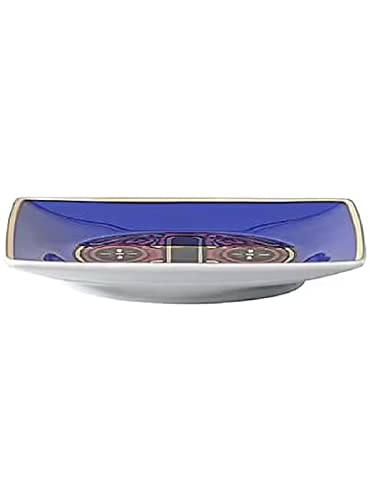 Coppetta quadra Versace Alphabet O de 12cm porcelana de lujo 3
