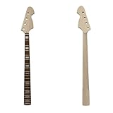 manche guitare basse notes Incrustation élégante : l'incrustation de blocs sur la tête ajoute une touche de sophistication et d'attrait visuel.