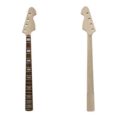Manche de guitare basse 20 frettes 34 pouces en érable et palissandre brut