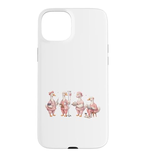 Whimsical Goose ��Ã`�[�� �w���X�P�A�N���[�B �X�}�z�P�[�X iPhone 15 Plus �p