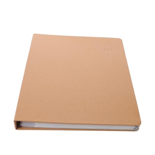 ERINGOGO Carpeta de música coral, carpeta de coro, organizador de hojas de papel kraft para guitarra y piano, de coro para músicos, cantantes y presentaciones en escena.