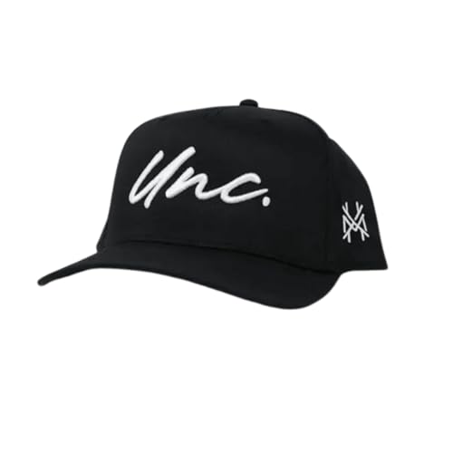 The Mad Hatter Men & Womens Trucker Hat Premium Embroidered Adjustable Snapback for Everyday Wear (UNC - Retro Black)