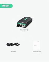 LINOVISION Gigabit 30W POE+ Injektor mit intuitiver Stromverbrauchsanzeige, Eingang AC100-240V, IEEE802.3af/at 30W Strom- und Datenausgang für IP-Kamera, Wireless AP, VoIP-Telefon – Ansicht 9