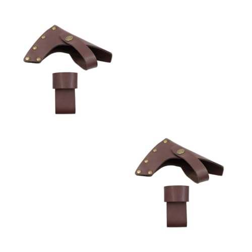 SHINEOFI 2 Pièces Housse de Protection Portable pour Étui Durable pour Camping Randonnée Protection des Lames