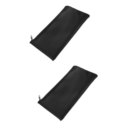 Borsa Per Microfono Con Cerniera 2 Pezzi pelle Leggera Per Riporre Il Custodia Da Viaggio Per Cantanti