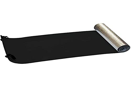 NAUTIKA, Isolante Térmico Aluminizado em Eva para 1 Pessoa, Preto.