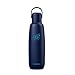 sodastream 0,9L Fizz&go COOL Edelstahlflasche - Kompatibel mit DUO, E-DUO, TERRA, ENSO, ART, GAIA Wassersprudler, doppelwandige isoliert, hält bis zu 12H warm & kalt, Farbe: Blueberry, 1er-Pack