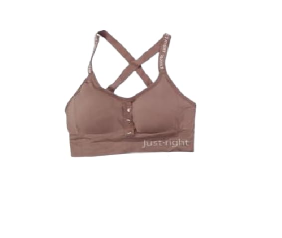 Women's Cross Back Sports Bra, Padded, Wire-Free, Cami Style for Gym, Yoga, Running Black-picture-20
