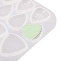 Lot de 3 moules en silicone pour médiator de guitare, médiator de guitare et pendentif de guitare – Moules de moulage… - Les Beatles, Paul McCartney, John Lennon, RIngo Starr, George Harrison Lot de 3 moules en silicone pour médiator de guitare, médiator de guitare et pendentif de guitare - Moules de moulage… – Image 4