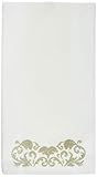 California Guest Towels 12-Inch-by-17-Inch Linen Disposable Hand Napkins, Gold (250 Pack)