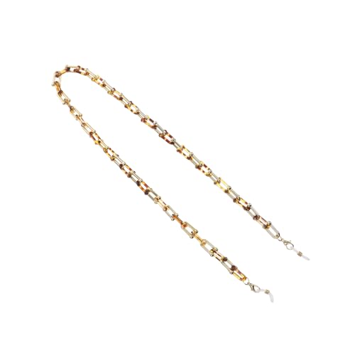 Yardenfun Mask Chain Glasses Chain Face Cover Face Scarf Holder Decorative Glasses Strap Sunglass Straps Covering Holder Adjustable Glasses Strap Glasses Keeper Cord Lanyard Coffee Resin