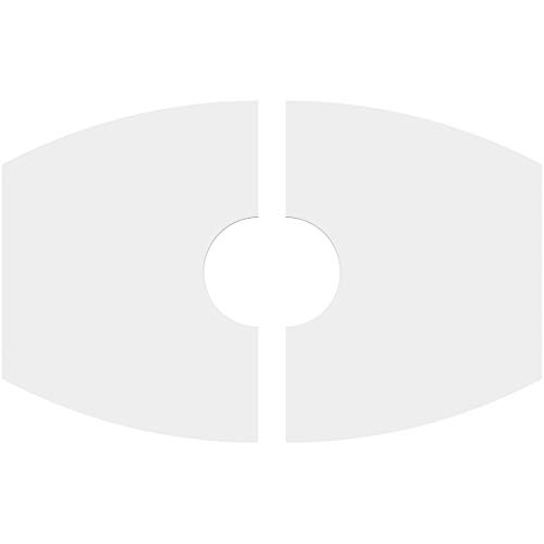 Image of Ekena Millwork CMP14X9KY2-03000 Kailey Architectural Grade PVC Contemporary, Two Piece Urethane Ceiling Medallions 14 inchW x 9 3 /8 inchH x 3 inchID x 7 1 /2 inchC x 1 inchP