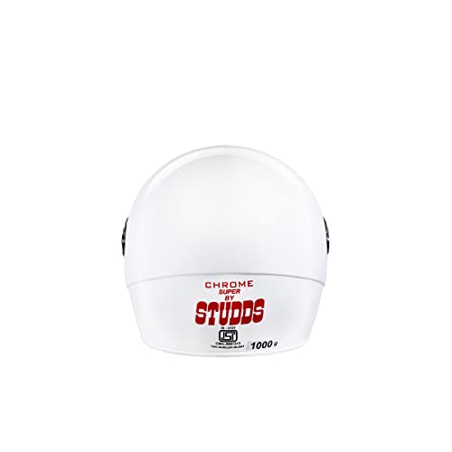 Image of Studds Chrome SUPER Full Face Helmet (White, L)