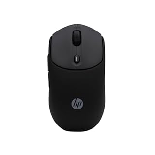 HP 400 Quiet Wireless Mouse, Dual Bluetooth & 2.4GHz, Soft Silicone, Quiet Clicks, Microsoft Wheel, 24-Month Battery, 6000 DPI, Ambidextrous, Eco-Friendly Design, Multi-OS, Black