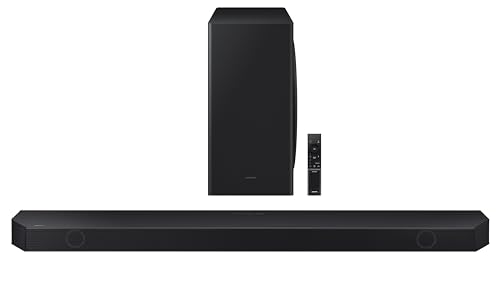 Image of Samsung 360 W 5.1.2 ch (HW-Q800D /XL) Wireless Dolby Atmos Soundbar with Wireless Subwoofer, Center /Up /Side Firing Speakers, Surround Sound, Built-in Alexa, AirPlay2, Wi-Fi, Bluetooth, HDMI (Black)