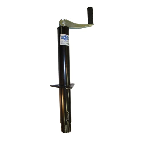 PARTSPRO+PLUS 7950497-TT Black 14" Lift Top Wind A-Frame Trailer Jack - 2,000 lb. Capacity