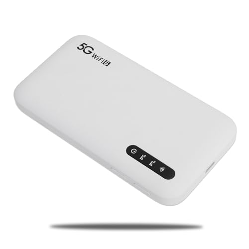 Lite 5G LTE Mobile Hotspot, Ultra High Speed Mobile Hotspot Device, 6100mAh Portable Wi Fi with SIM Card Slot, 16 Connected Devices, Dustproof and Waterproof, Portable Hotspot by LICAEVEY - Used condition - CA$142.80