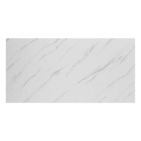 IZODEKOR Marble Look Wall Cladding - Wall Panel for Living Room, Kitchen, Bathroom & Bedroom, Alternative to Grey Marble Tile, Granite Effect & Glossy Surface | Ice Berg Grey Cover