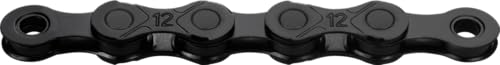 Chaîne de vélo KMC DLC12 WAXED 12 vitesses noire pour transmission légère